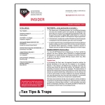 2019 Q4 Tax Tips & Traps