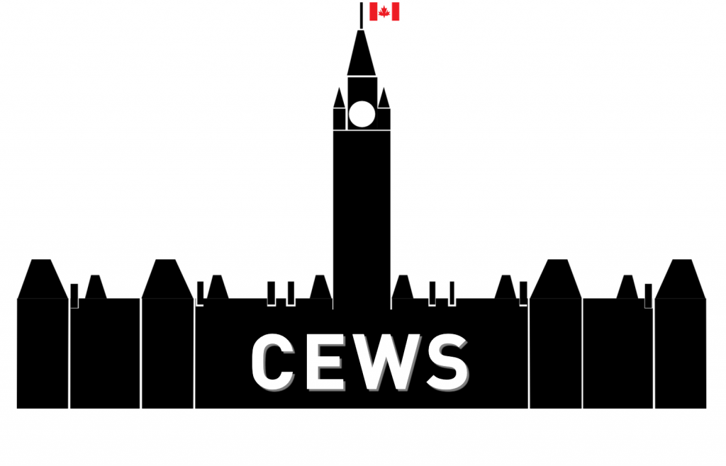 government building with the word CEWS in front of it