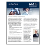 IAIC In Focus – October 2021