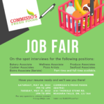 Join Us at the Commisso’s Fresh Foods Job Fair!