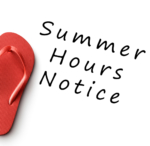 Summer Hours Notice