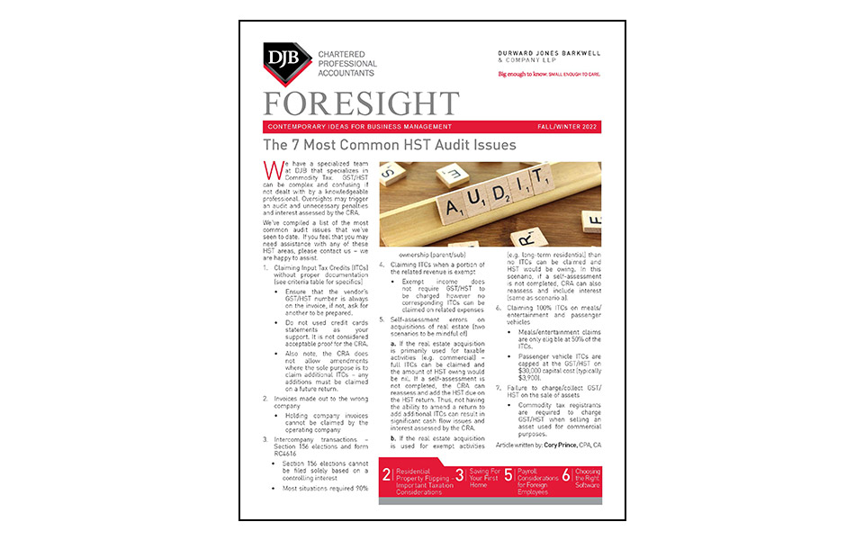 front cover of Foresight News Fall/Winter