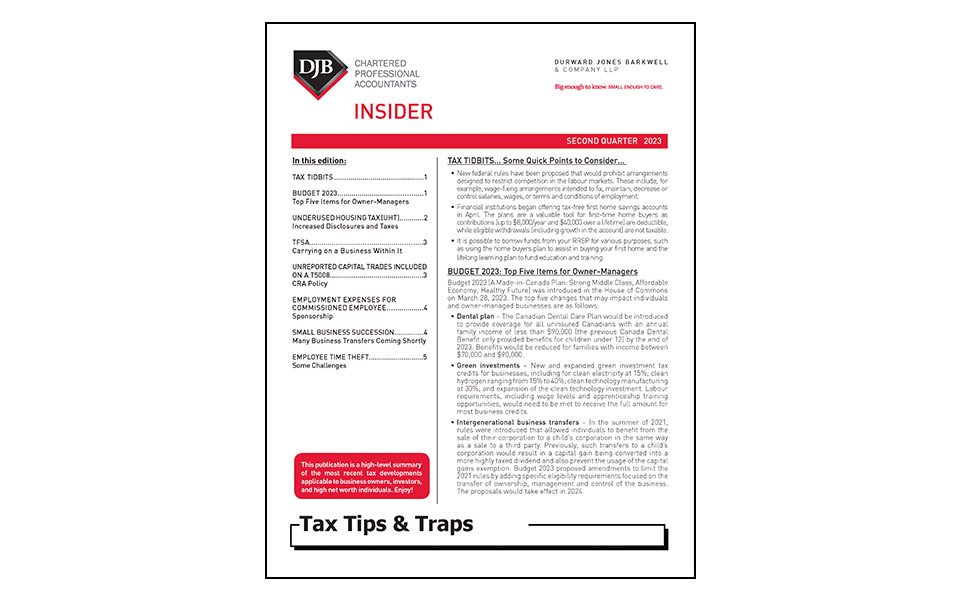 front cover of Tax Tips & Traps Q2