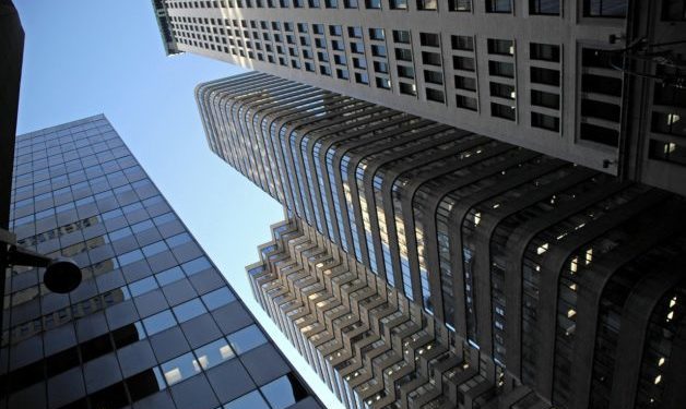 skyscraper office towers