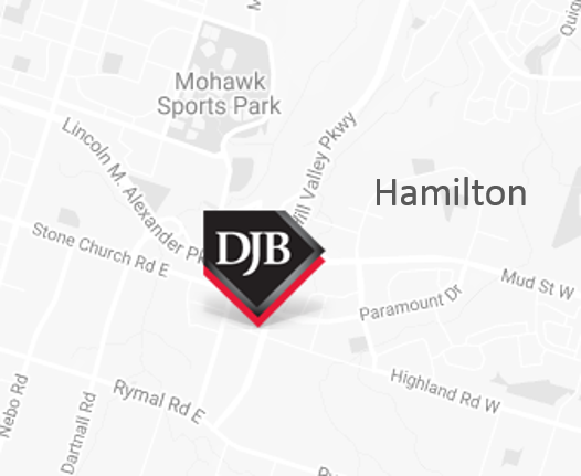 Hamilton office location map pin