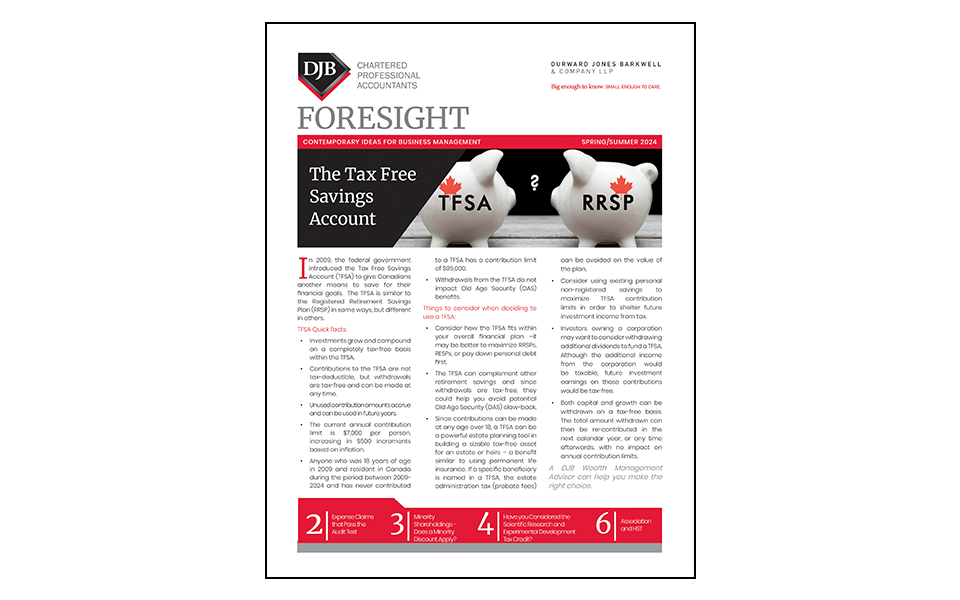Front cover of Spring/Summer Foresight Newsletter 2024