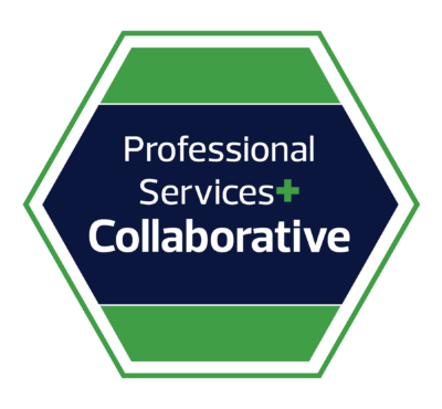 Professional Services+ Collaborative Badge/Logo